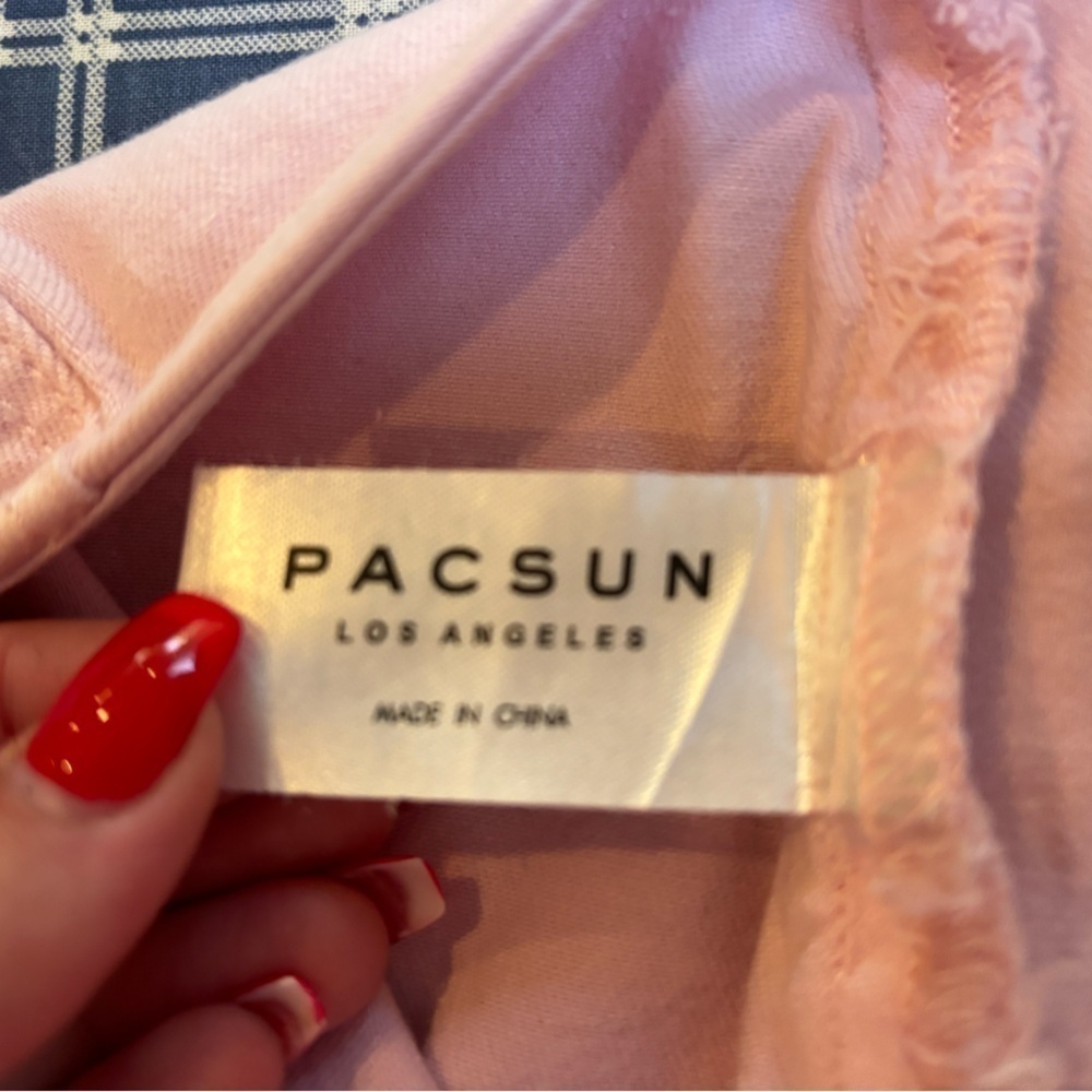 PACSUN Pink denim skirt - Picture 5 of 6